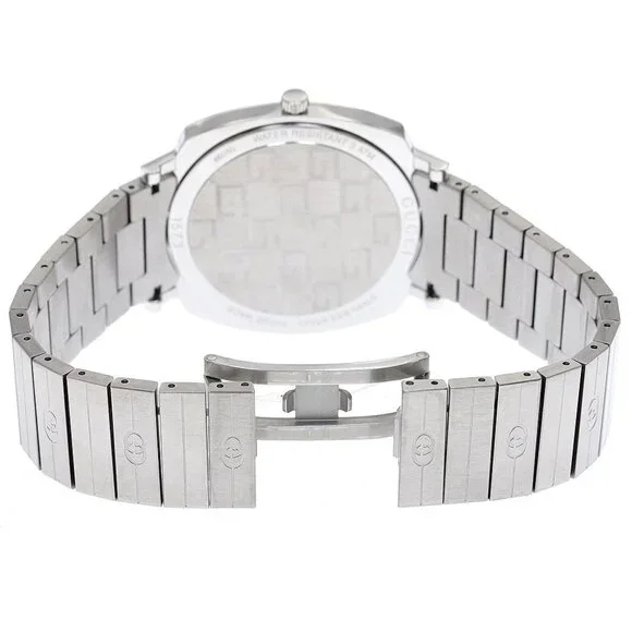 GUCCI Grip watch 157.3/YA157410 Date White Dial Quartz Men's Watch_894712